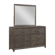 Landon Mirror-Walnut