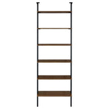 Owens 3-piece 96-inch Wall Mounted Bookshelf Set Walnut