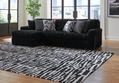 Midnight-Madness Sectional Sofa with Chaise - galleria furniture outlet
