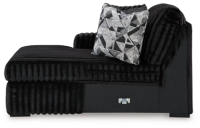 Midnight-Madness Sectional Sofa with Chaise - galleria furniture outlet