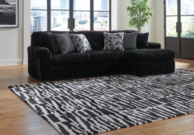 Midnight-Madness Sectional Sofa with Chaise - galleria furniture outlet