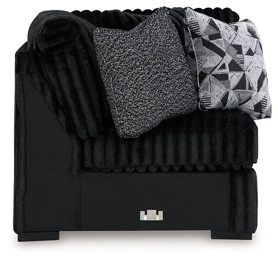 Midnight-Madness Sectional with Chaise - galleria furniture outlet