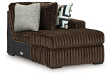 Midnight-Madness Sectional with Chaise - galleria furniture outlet