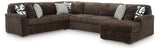 Midnight-Madness Sectional with Chaise - galleria furniture outlet