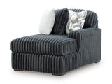 Midnight-Madness Sectional Sofa with Chaise