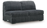 Midnight-Madness Double Chaise 3-Piece Sectional