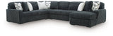 Midnight-Madness Sectional with Chaise - galleria furniture outlet