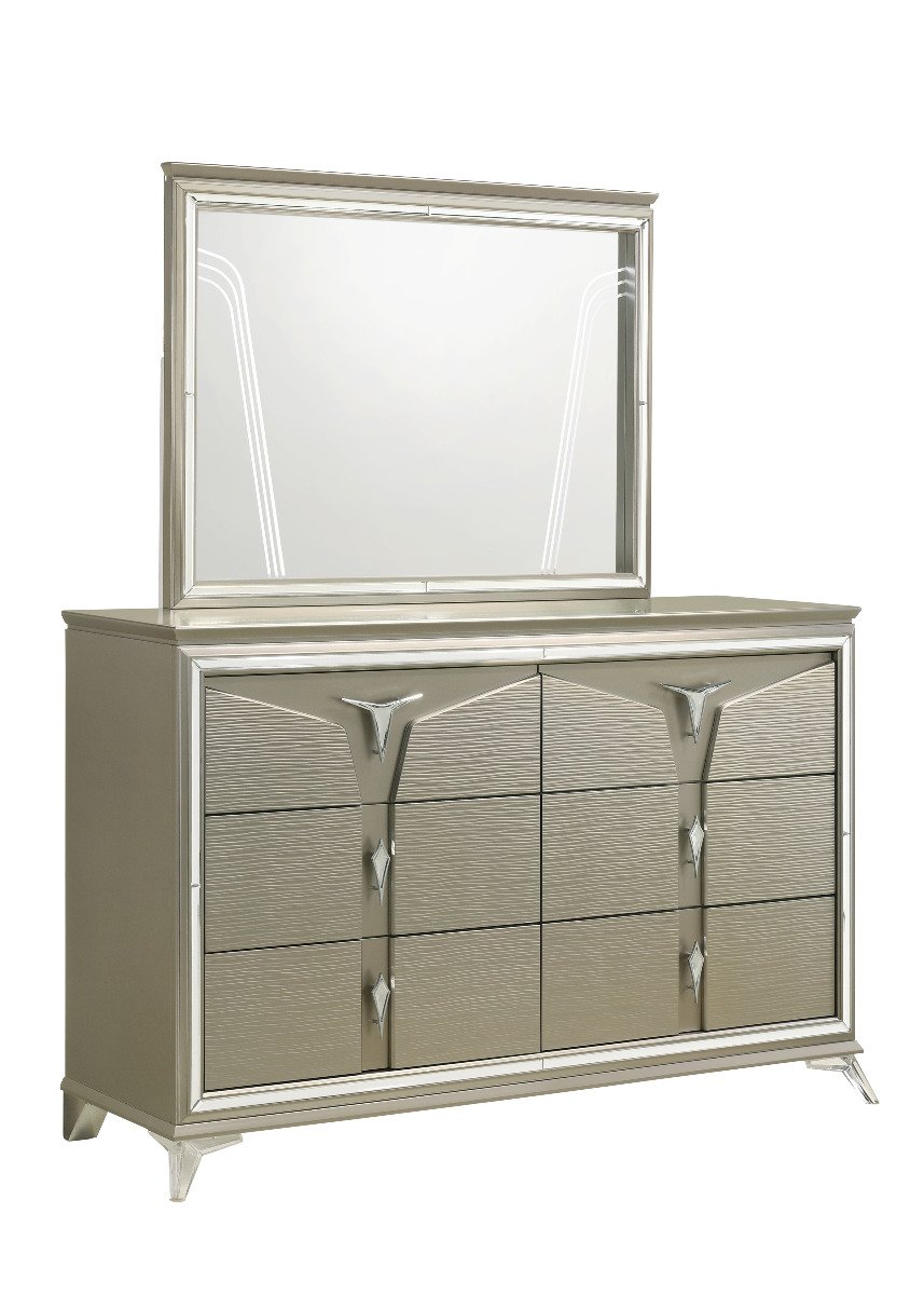 Galaxy Home Samantha Mirror Silver