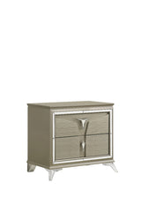 Galaxy Home Samantha Nightstand Silver image