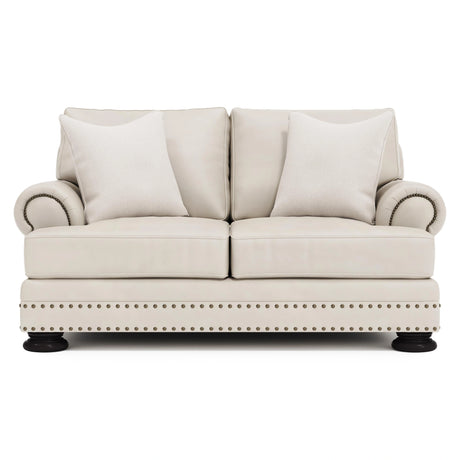 Foster Leather Loveseat
