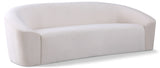 Riley Cream Velvet Sofa