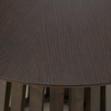 Weiss - Mid-Century Modern Wenge Round Bar Table