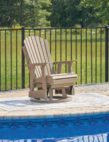 Hyland wave Outdoor Swivel Glider Chair