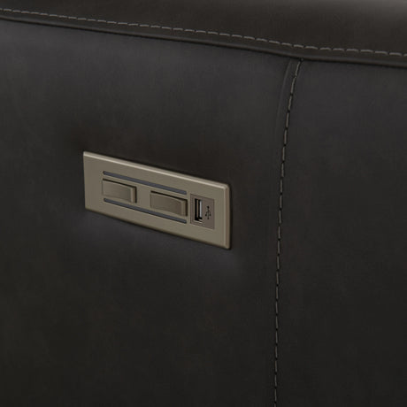 Germain Leather Power Motion Sofa