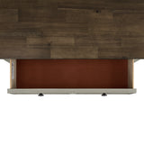 Farmington Bedroom Set in Medium Brown and Washed Stone