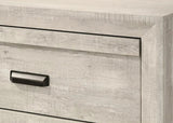 Crown Mark Furniture Valor 5 Drawer Chest in Gray