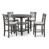 Cori Counter 5 Pc Set-Gray