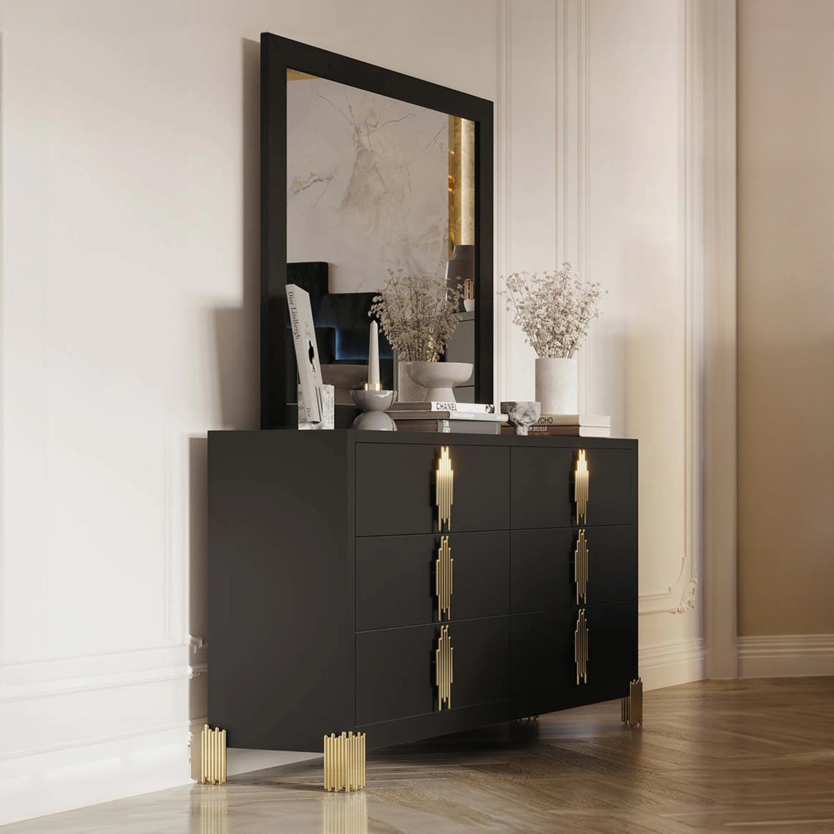 Empire Mirror- Black