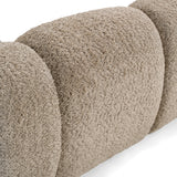 Janine - Modern Tan Fabric Bed