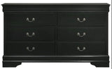Elements International Louis Philippe Dresser in Black