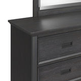 Hampton Kids Loft with Staircase and Desk with Speaker Bedroom Set