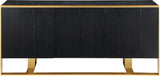 Sherwood Black Wood Sideboard/Buffet