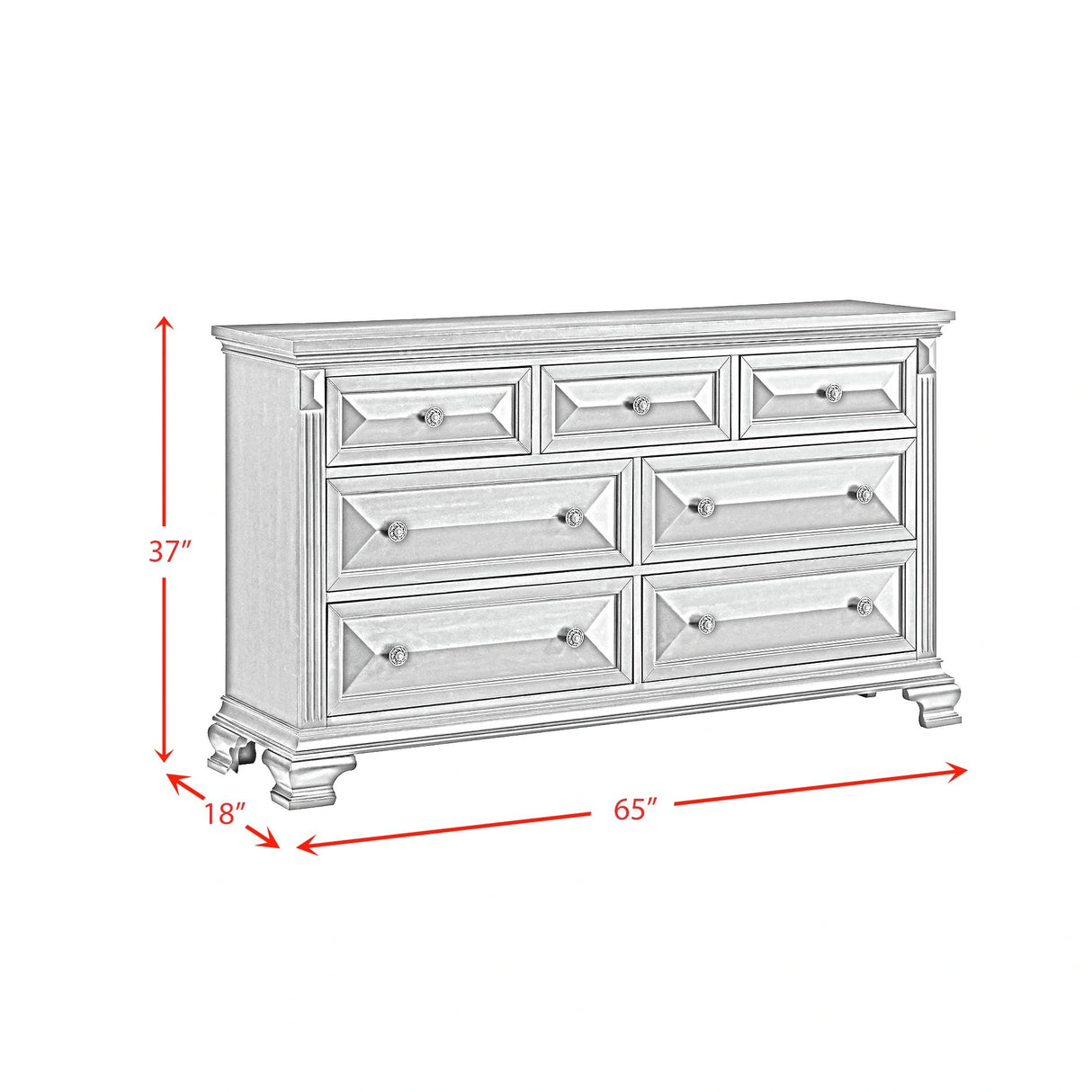 Bridgestone 7-Drawer Dresser