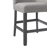 Seneca Counter Height Dining Set in Brown-Table and Four Chairs