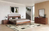 Berlin - Modern Walnut Bed