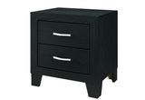 Reid Black Bed Group with LED