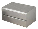 ESF Furniture Sara 2 Drawer Nightstand in White