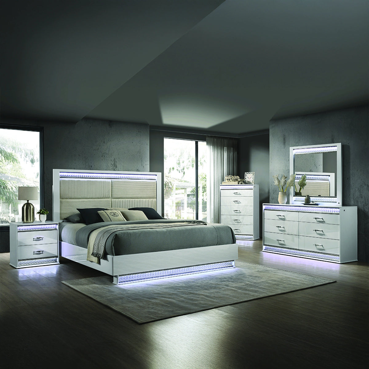 Glam Bedroom Set