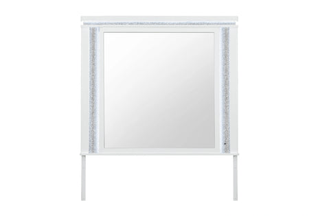 Alina White Mirror with LED