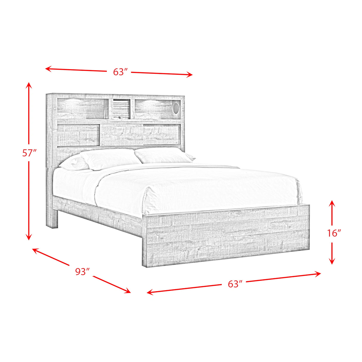 Bailey Panel Bedroom Set with Bluetooth