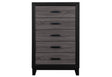 Lisbon Grey and Black Chest