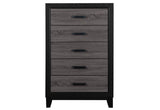 Lisbon Grey and Black Chest