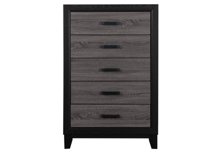Lisbon Grey and Black Chest