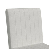 Jemma Swivel Bar Stool with Beige Linen in Dark Espresso (2 Per Carton)