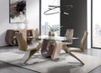 D4126N Dining Table and 8 Dining Chairs