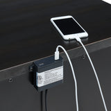 Bridgestone 2-Drawer Nightstand with USB