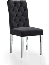 Juno Black Velvet Dining Chair