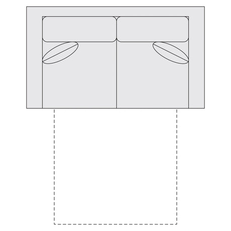Fabric Sleeper Loveseat Twin