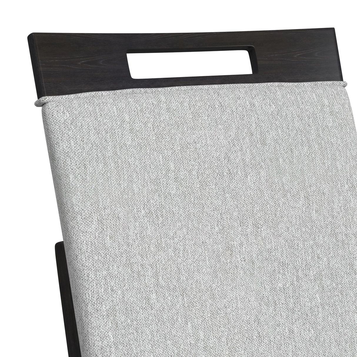 Transcend Dining Side Chair with Light Grey Fabric in Charcoal (2 Per Carton)