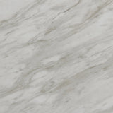 Everdeen Dining Table w/ White Faux Marble Top in Charcoal