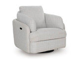 Alainmont Next-Gen Nuvella Swivel Power Recliner