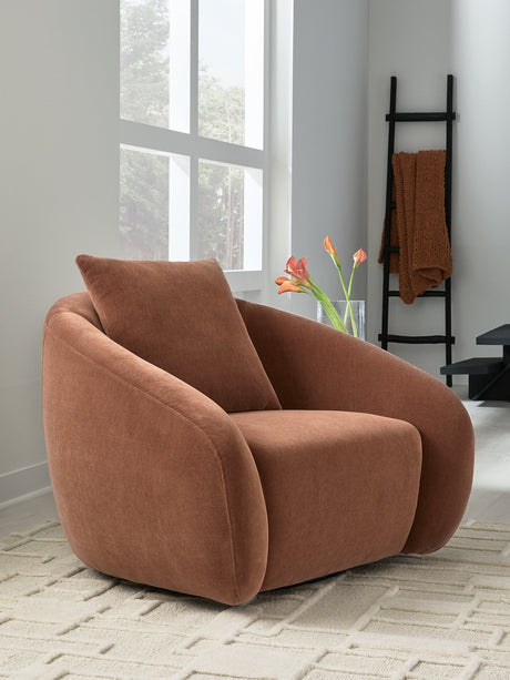 Yahya Swivel Accent Chair - galleria furniture outlet