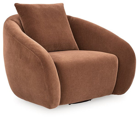 Yahya Swivel Accent Chair - galleria furniture outlet