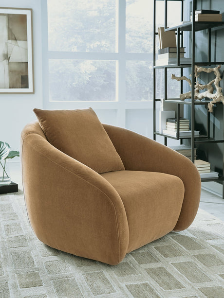 Yahya Swivel Accent Chair - galleria furniture outlet