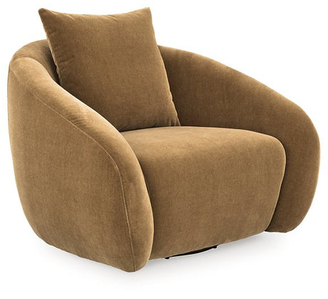 Yahya Swivel Accent Chair - galleria furniture outlet