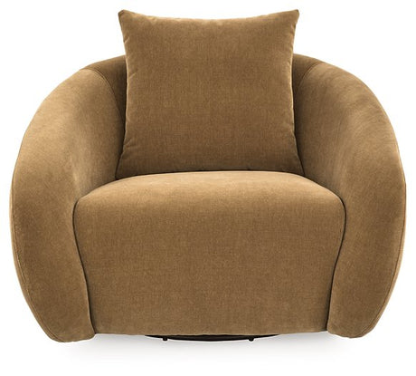 Yahya Swivel Accent Chair - galleria furniture outlet